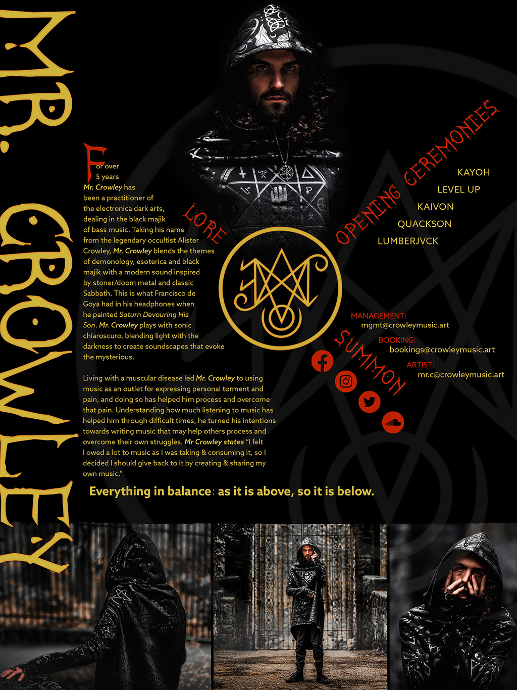 Mr. Crowley electronic press kit